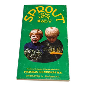 Vintage Sprout For The Love Of Everybody Viktoras Kulvinskas Health Book Guide